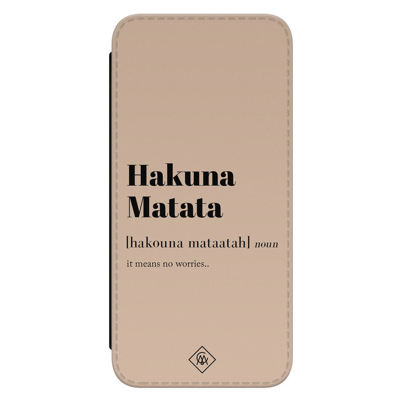 Casimoda Samsung Galaxy S20 FE flipcase - Hakuna Matata