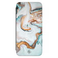 Casimoda Samsung Galaxy S20 FE flipcase - Marmer blauw goud