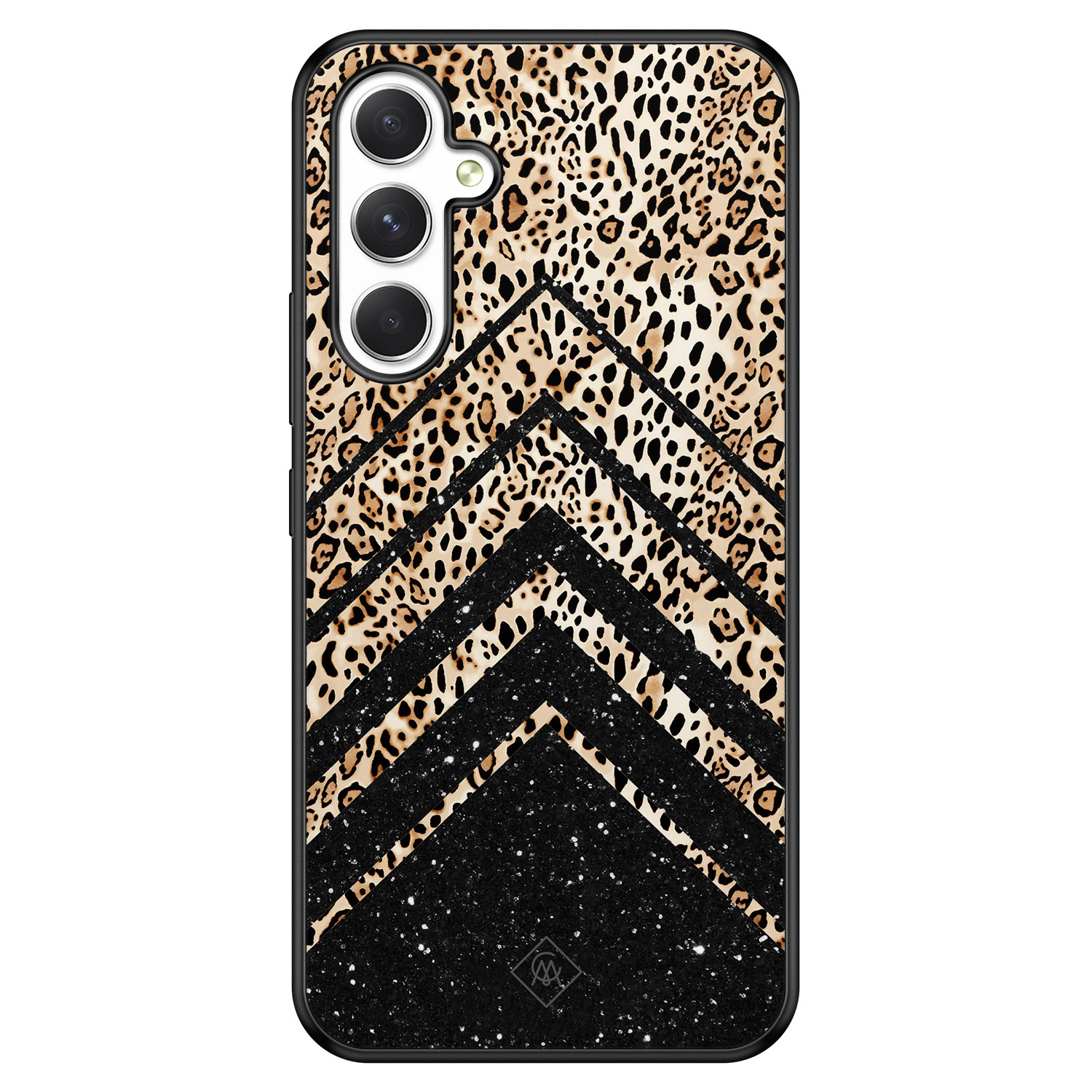 Samsung Galaxy A54 hoesje - Chevron luipaard