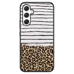 Casimoda Samsung Galaxy A54 hoesje - Leopard lines