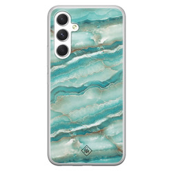 Casimoda Samsung Galaxy A54 siliconen hoesje - Mamer azuurblauw