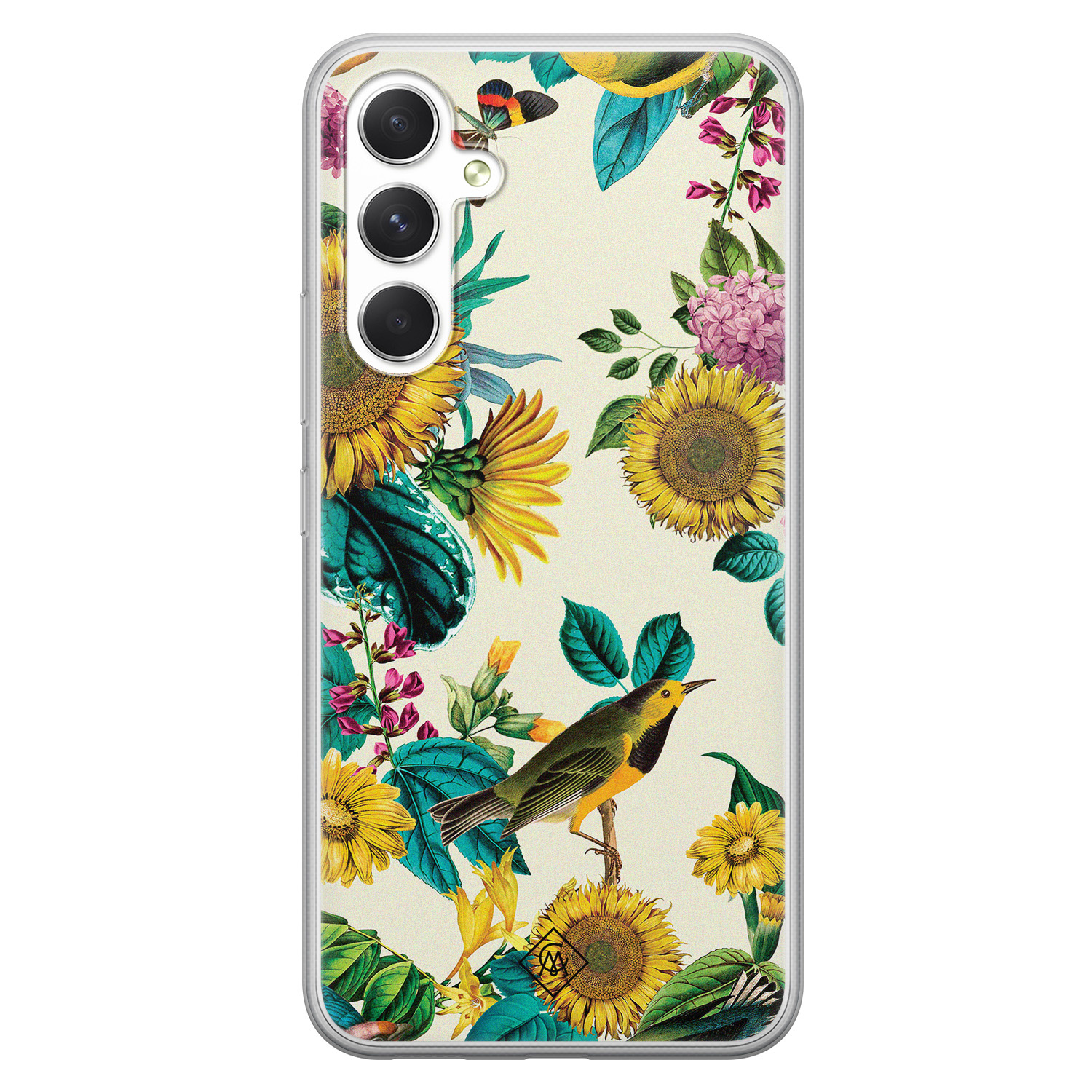 Samsung Galaxy A54 siliconen hoesje - Sunflowers