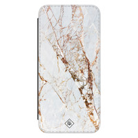 Casimoda Samsung Galaxy A54 flipcase - Marmer goud