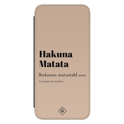 Casimoda Samsung Galaxy A54 flipcase - Hakuna Matata