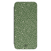 Casimoda Samsung Galaxy A54 flipcase - Green dots