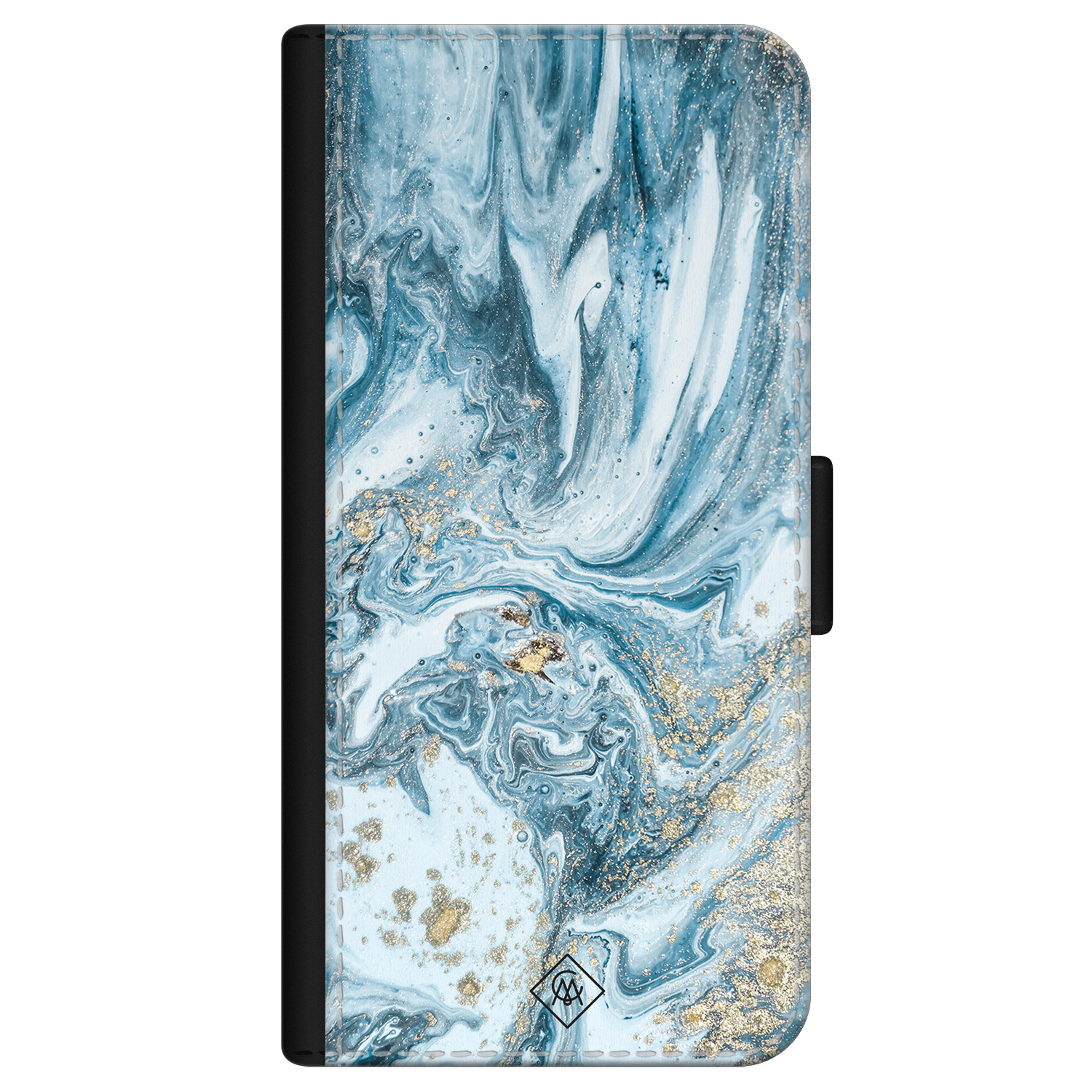 iPhone 12 mini flipcase - Marble sea