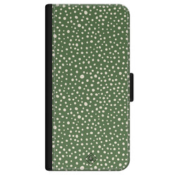 Casimoda iPhone 12 mini flipcase - Green dots