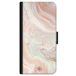 Casimoda iPhone 12 mini flipcase - Marmer waves
