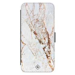 Casimoda Samsung Galaxy S23 flipcase - Marmer goud