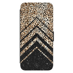 Casimoda Samsung Galaxy S23 flipcase - Luipaard chevron