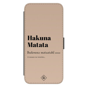 Casimoda Samsung Galaxy S23 flipcase - Hakuna Matata