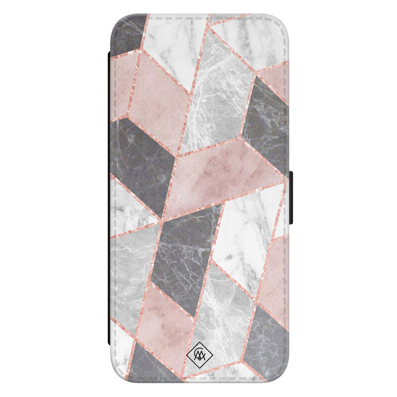 Casimoda Samsung Galaxy S23 flipcase - Stone grid