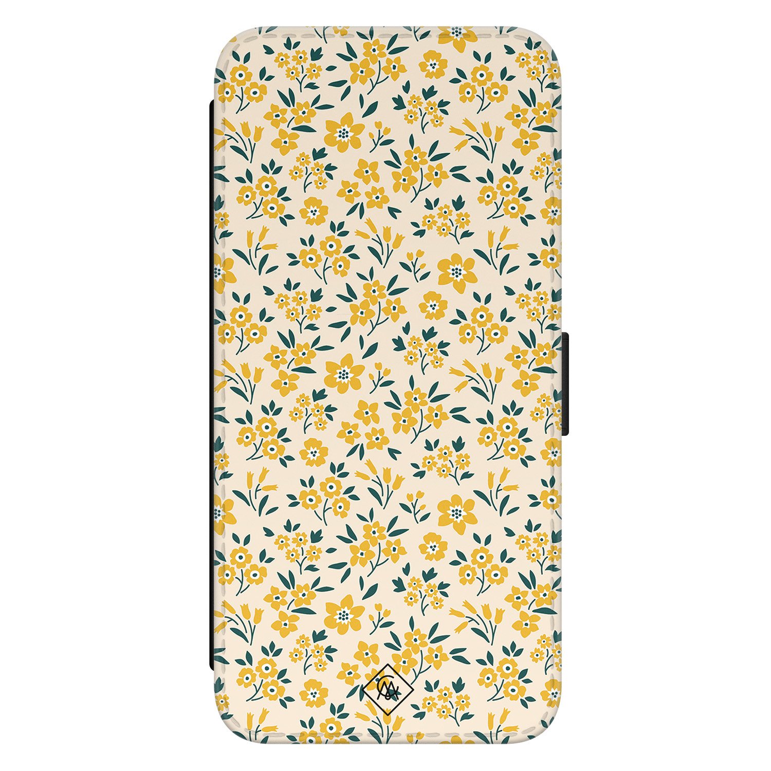 Samsung Galaxy S23 flipcase - Yellow garden