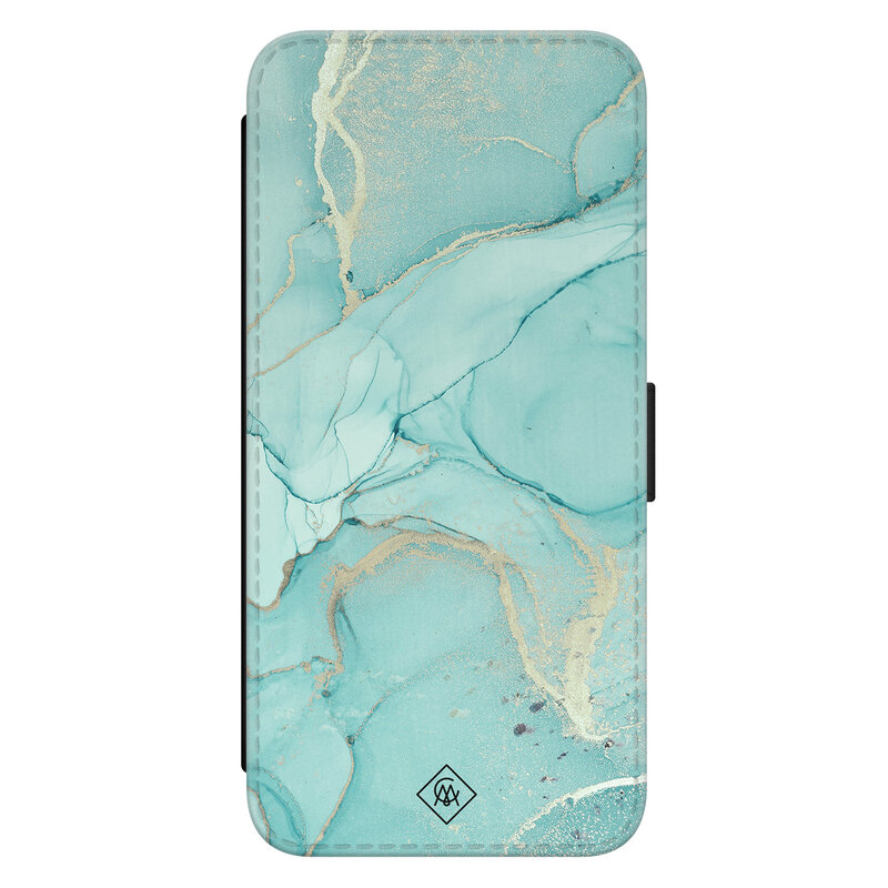 Casimoda Samsung Galaxy S22 flipcase - Touch of mint