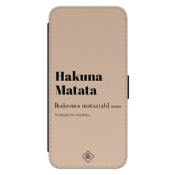 Casimoda Samsung Galaxy S22 flipcase - Hakuna Matata