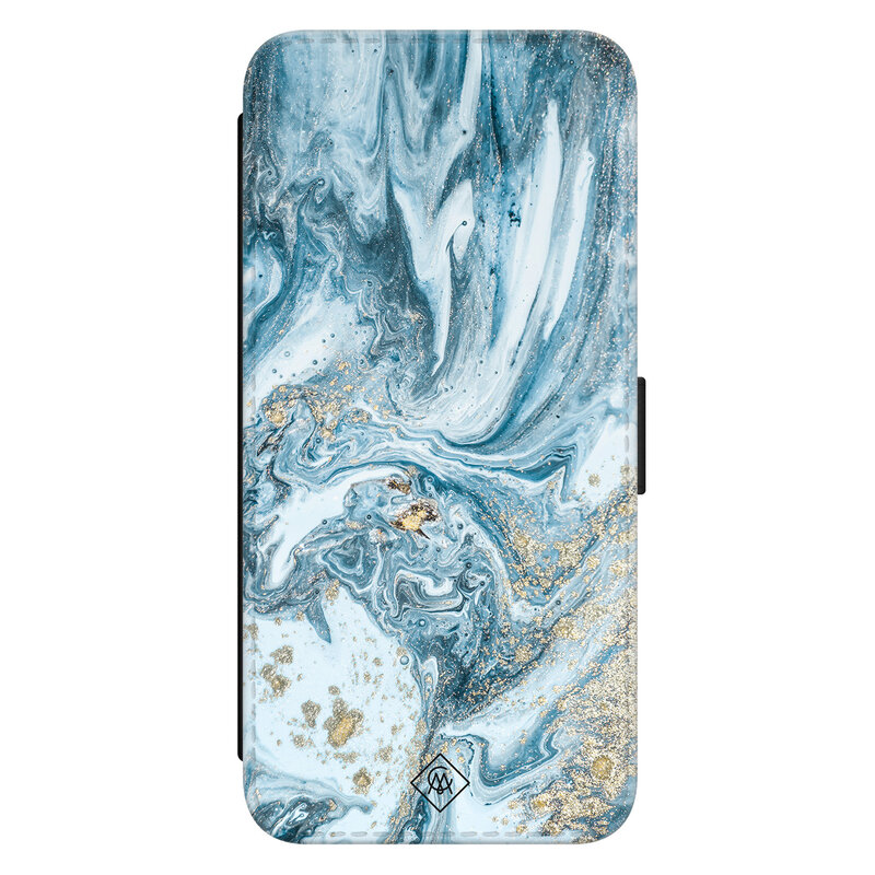 Casimoda Samsung Galaxy S22 flipcase - Marble sea