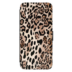 Casimoda Samsung Galaxy S22 flipcase - Luipaard print