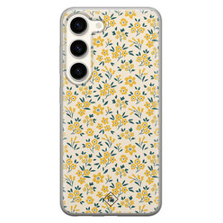 Casimoda Samsung Galaxy S23 Plus siliconen hoesje - Yellow garden