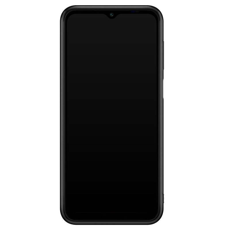 Casimoda Samsung Galaxy A14 glazen hardcase - Touch of mint