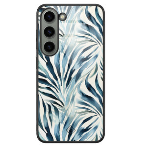 Casimoda Samsung Galaxy S23 glazen hardcase - Japandi waves