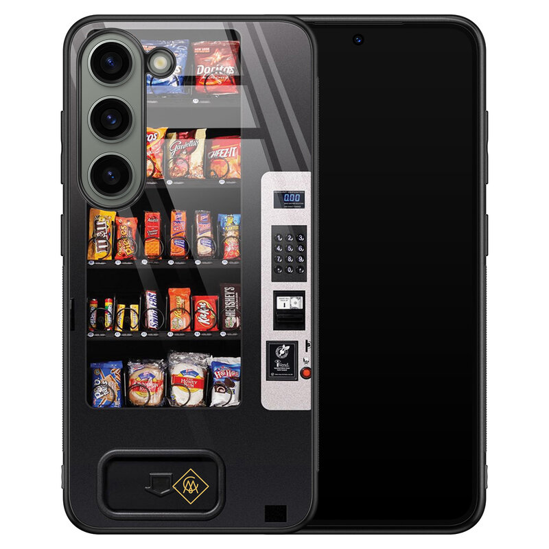 Casimoda Samsung Galaxy S23 glazen hardcase - Snoepautomaat