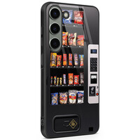 Casimoda Samsung Galaxy S23 glazen hardcase - Snoepautomaat