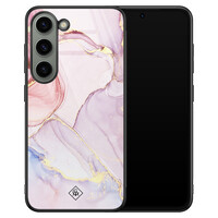 Casimoda Samsung Galaxy S23 glazen hardcase - Purple sky