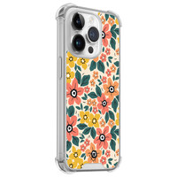 Casimoda iPhone 14 Pro siliconen shockproof hoesje - Blossom