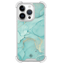 Casimoda iPhone 14 Pro shockproof hoesje - Touch of mint