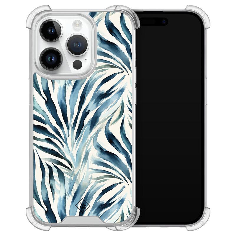 Casimoda iPhone 14 Pro siliconen shockproof hoesje - Japandi waves