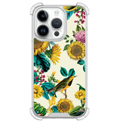 Casimoda iPhone 14 Pro shockproof hoesje - Sunflowers