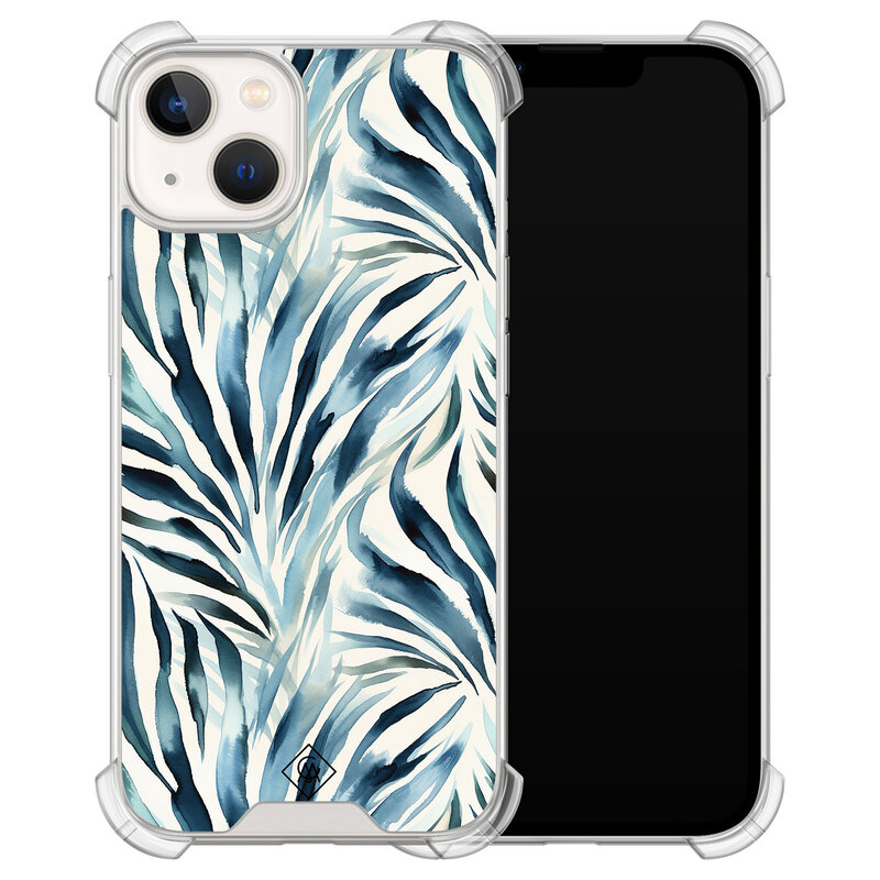 Casimoda iPhone 13 siliconen shockproof hoesje - Japandi waves