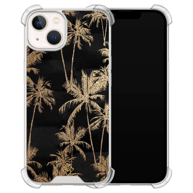 Casimoda iPhone 13 siliconen shockproof hoesje - Palmbomen