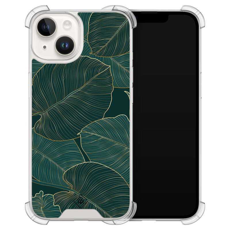 Casimoda iPhone 14 shockproof hoesje - Monstera leaves