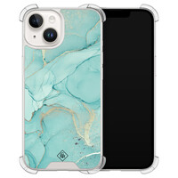 Casimoda iPhone 14 siliconen shockproof hoesje - Touch of mint