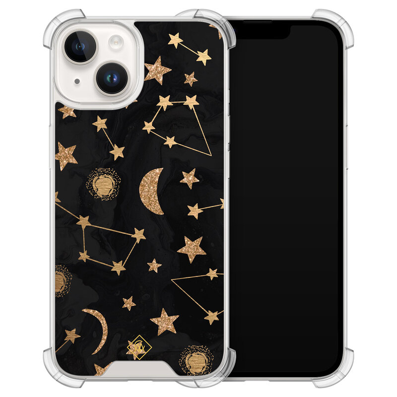 Casimoda iPhone 14 siliconen shockproof hoesje - Counting the stars
