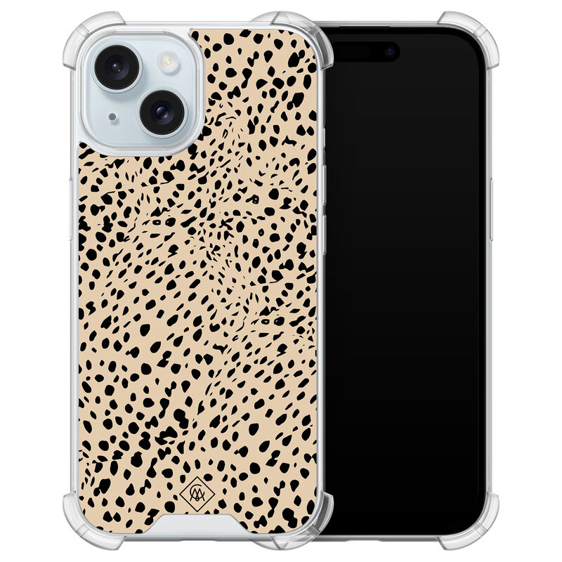 Casimoda iPhone 15 siliconen shockproof hoesje - Spot on