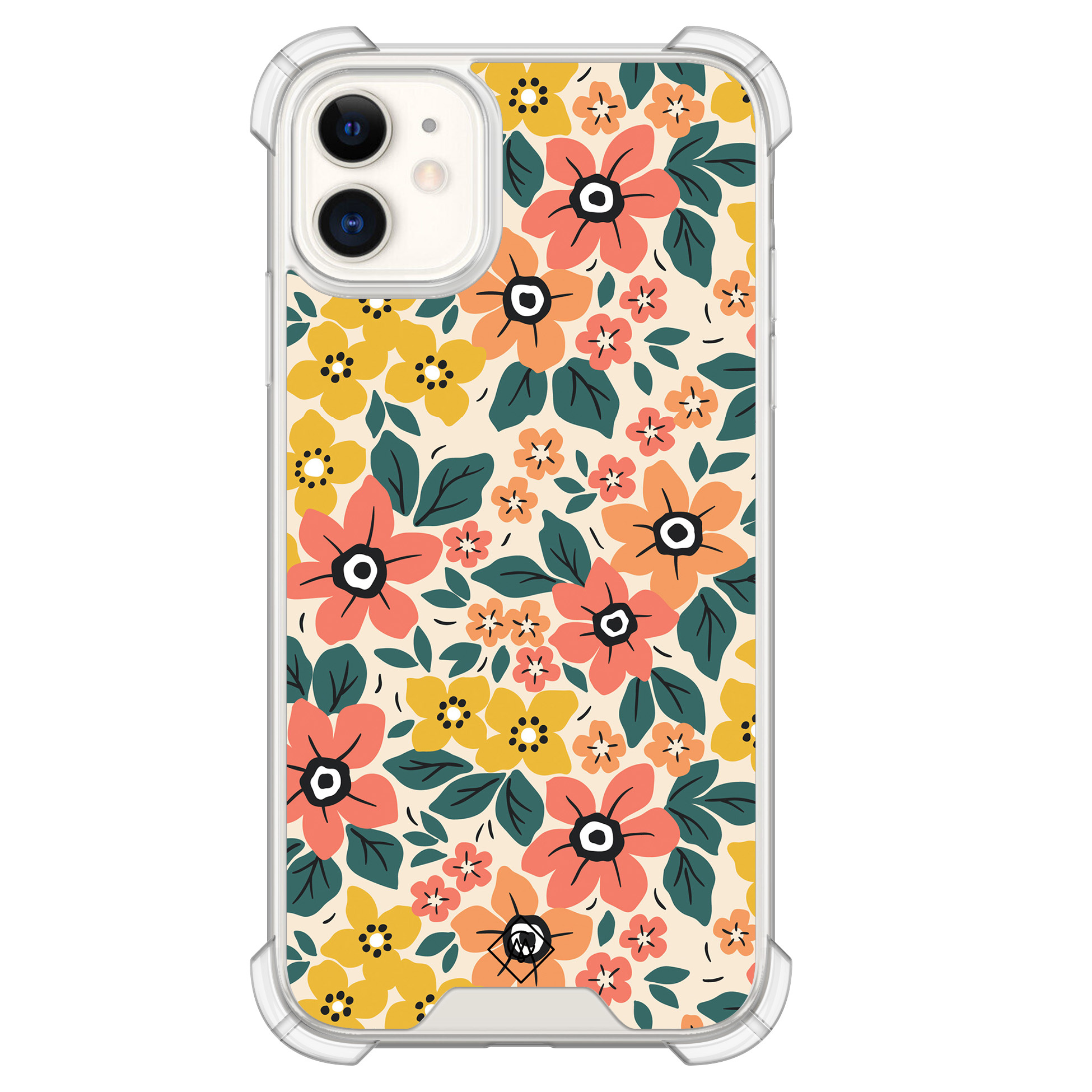 iPhone 11 siliconen shockproof hoesje Blossom