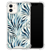 Casimoda iPhone 11 siliconen shockproof hoesje - Japandi waves
