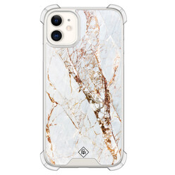 Casimoda iPhone 11 shockproof hoesje - Marmer goud