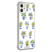 Casimoda iPhone 11 siliconen shockproof hoesje - Lemon trees