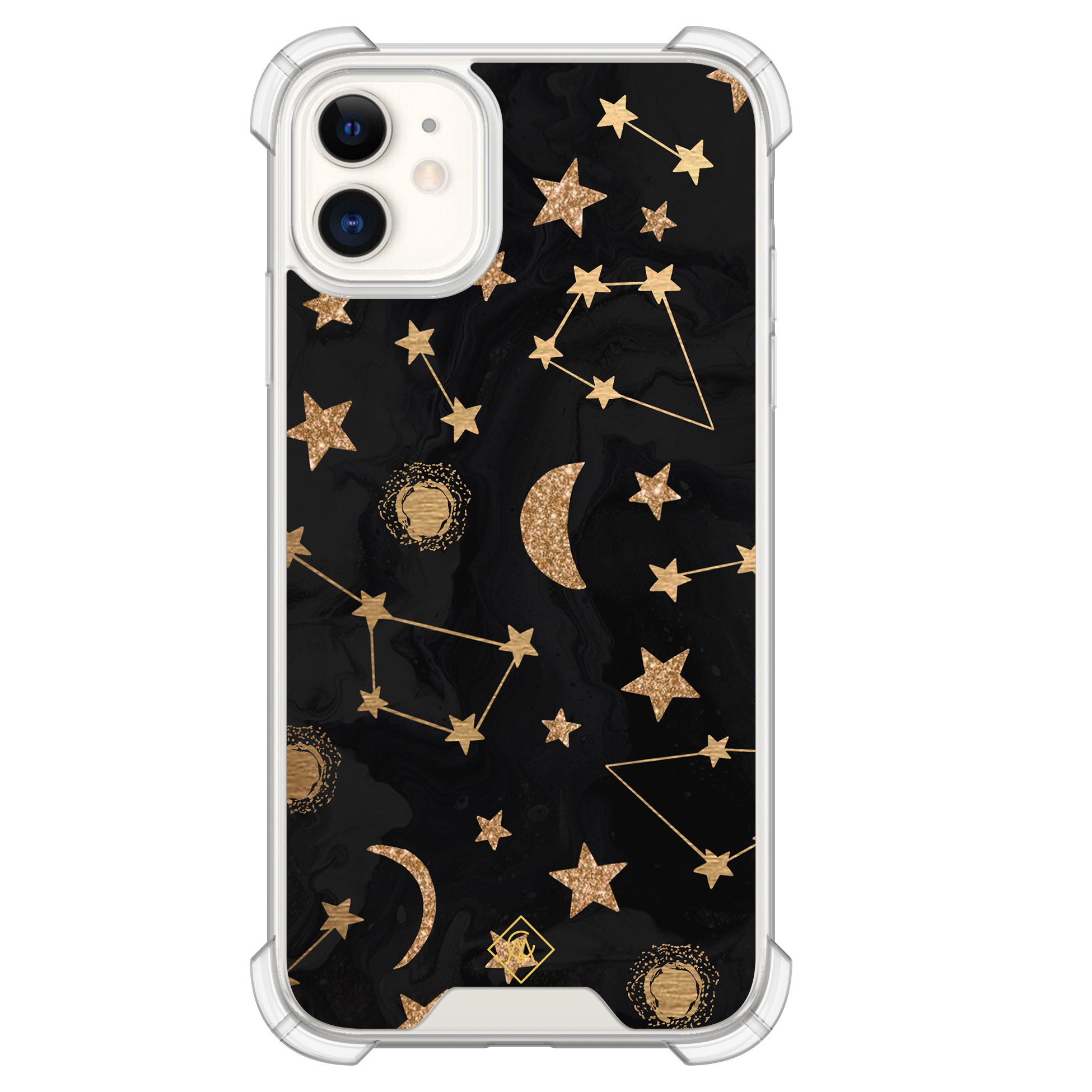 iPhone 11 siliconen shockproof hoesje - Counting the stars