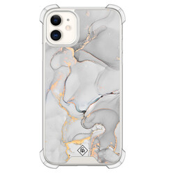 Casimoda iPhone 11 shockproof hoesje - Marmer grijs