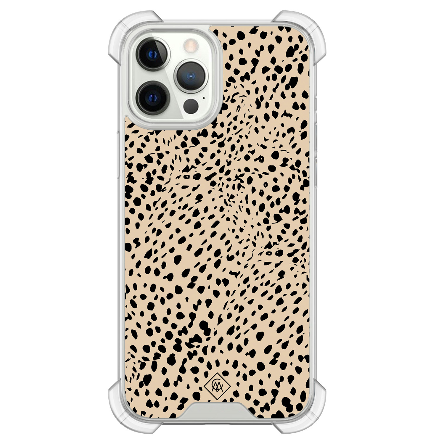 iPhone 12 (Pro) siliconen shockproof hoesje - Spot on