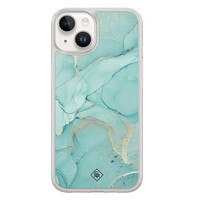 Casimoda iPhone 14 hybride hoesje - Touch of mint