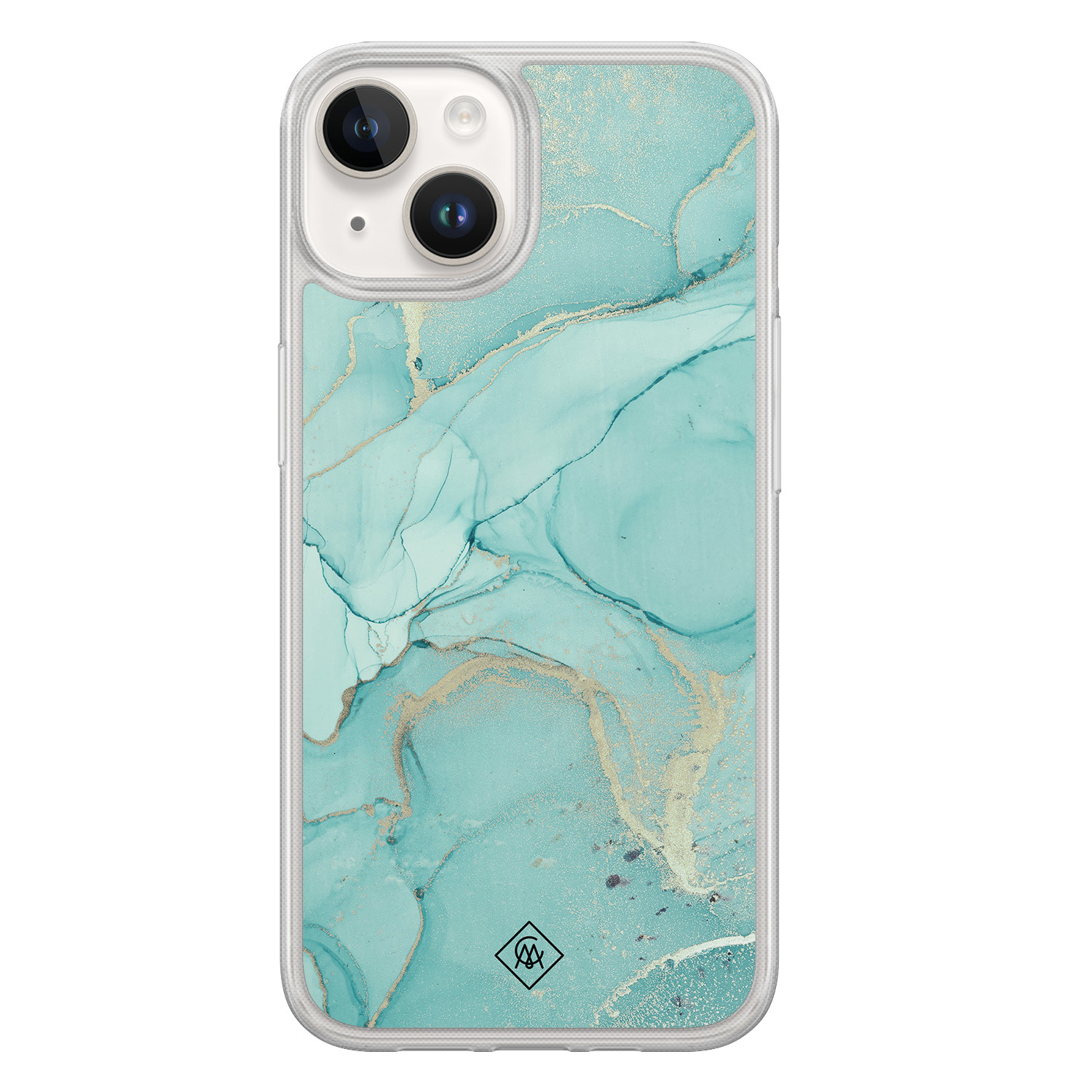 iPhone 14 hybride hoesje - Touch of mint