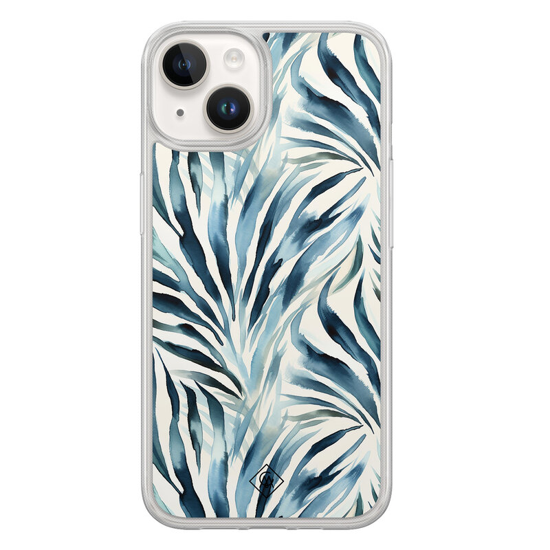 Casimoda iPhone 14 hybride hoesje - Japandi waves