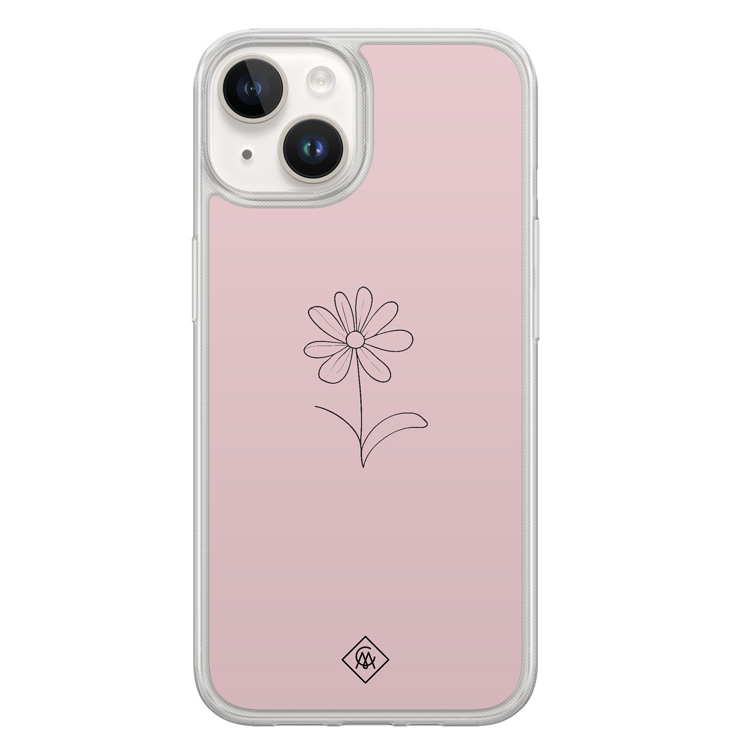 iPhone 14 hybride hoesje - Madeliefje