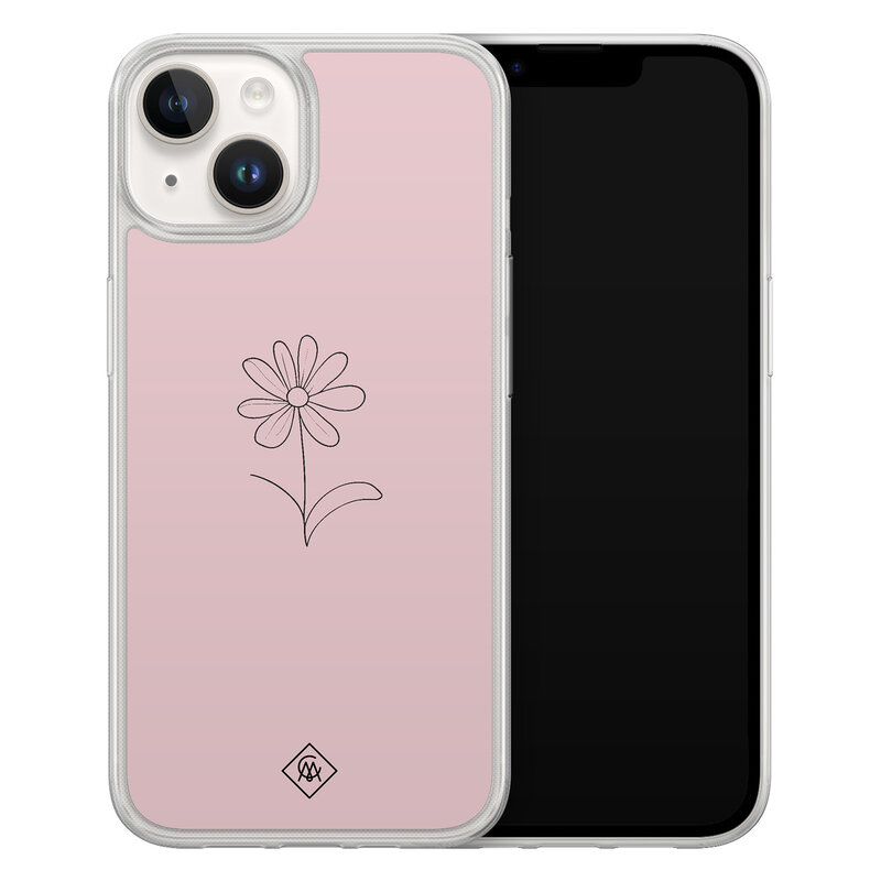 Casimoda iPhone 14 hybride hoesje - Madeliefje