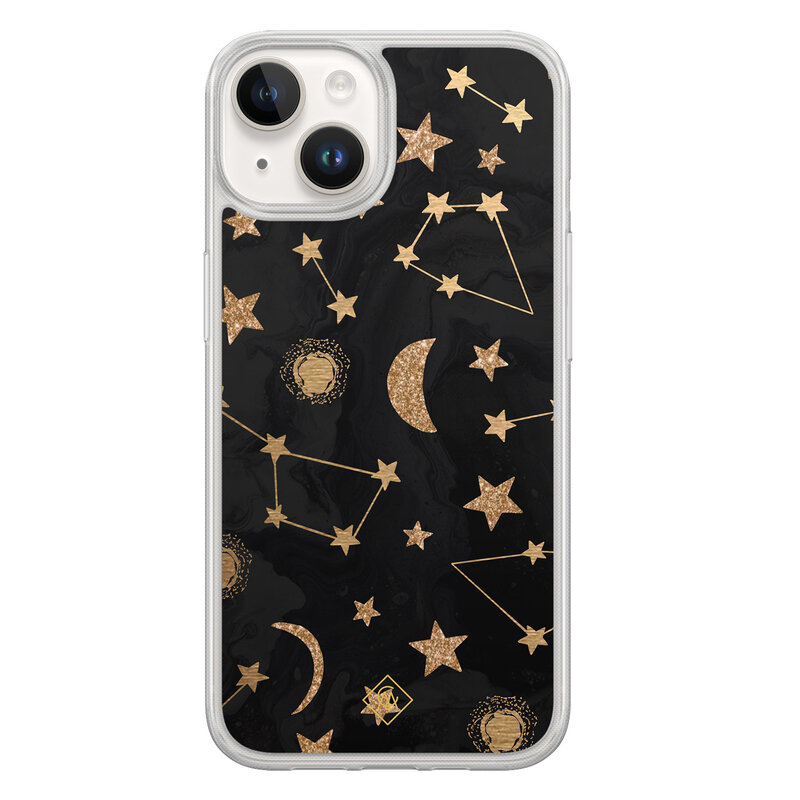 Casimoda iPhone 14 hybride hoesje - Counting the stars
